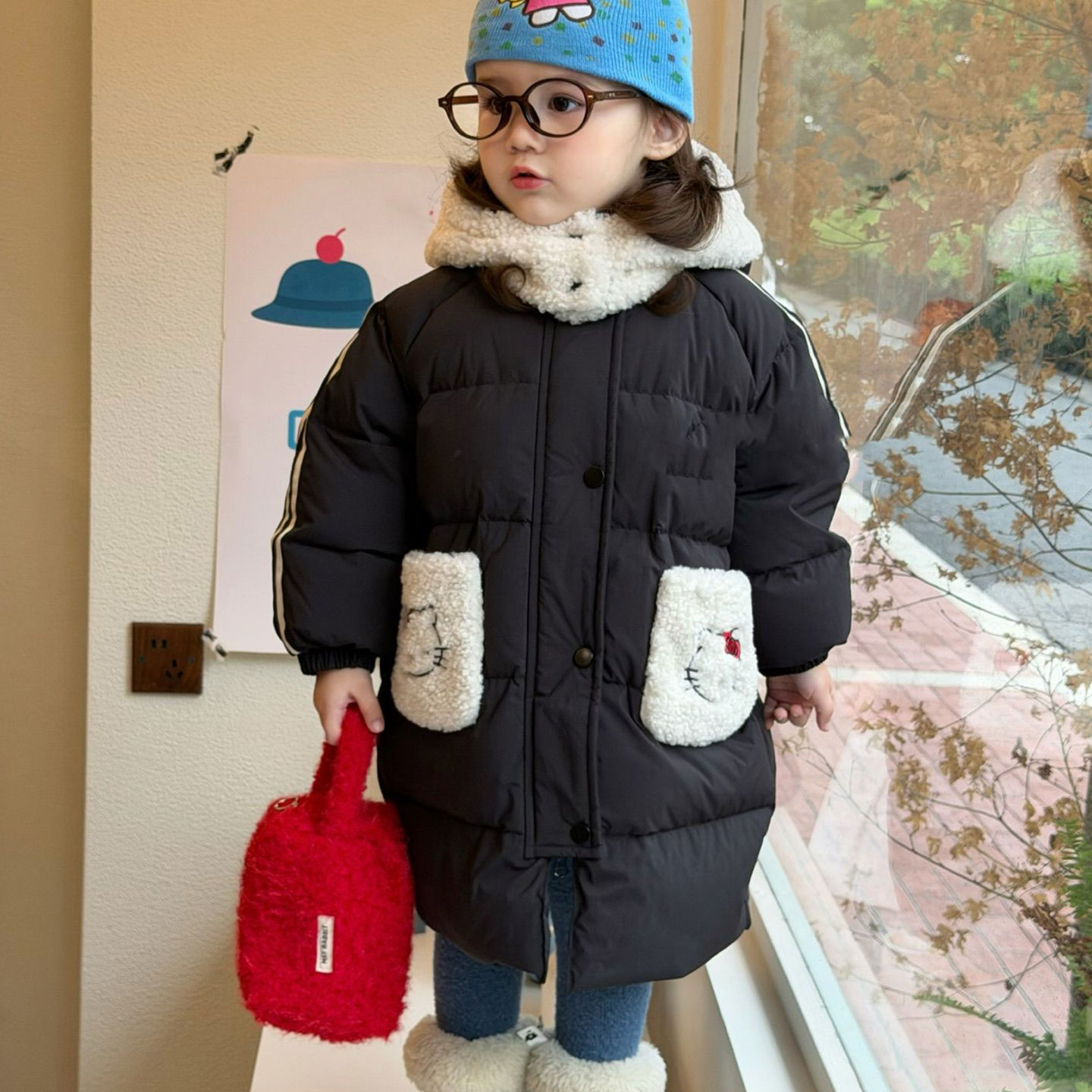 女童羽绒服儿童秋冬装防寒外套潮