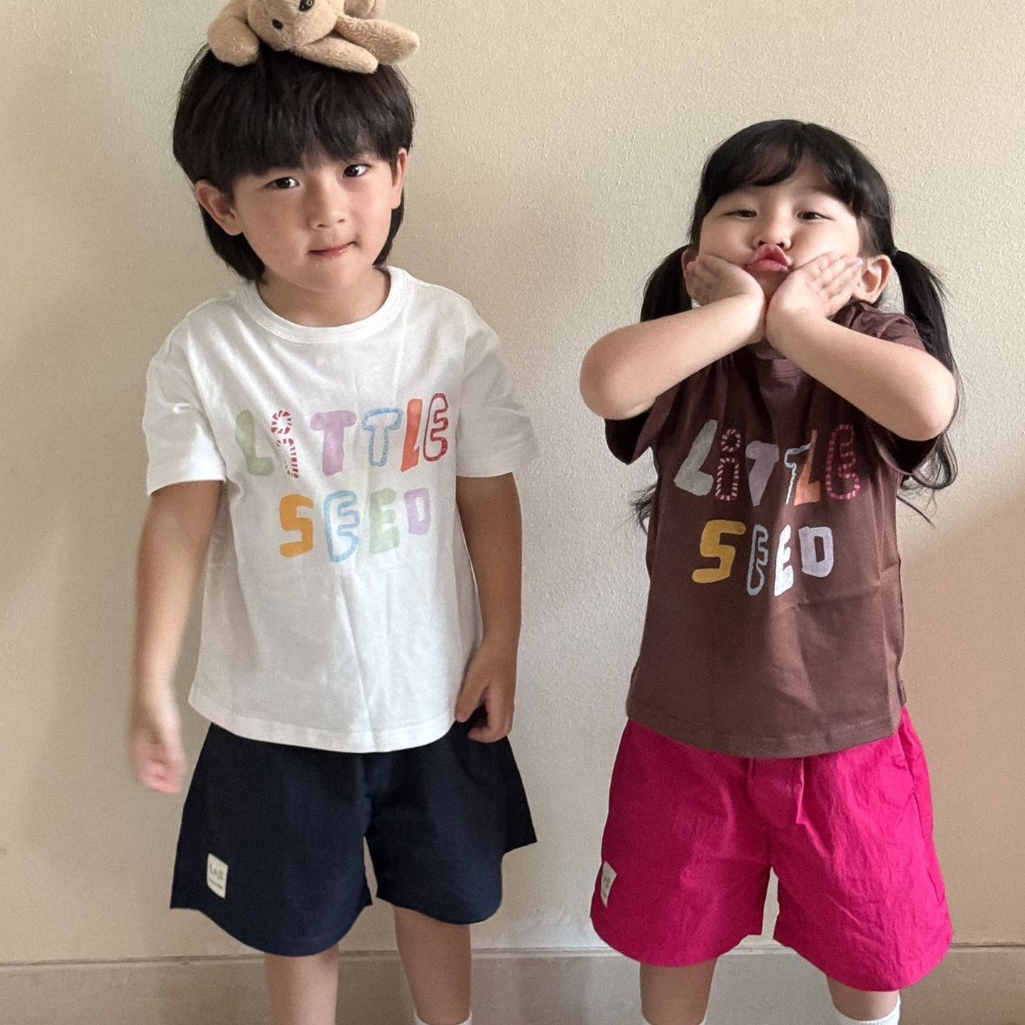 女童短袖T恤儿童夏装2025新款洋气时髦超好看上衣男宝宝薄款衣服3