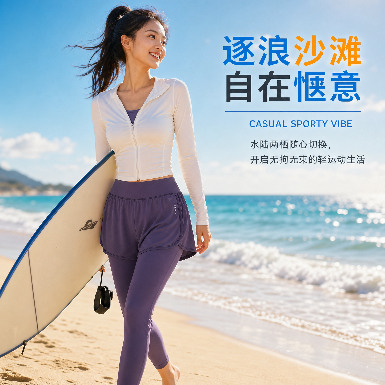瑜伽服泳裤女长裤防走光运动套装大码显瘦游泳衣长袖泳装潜水服
