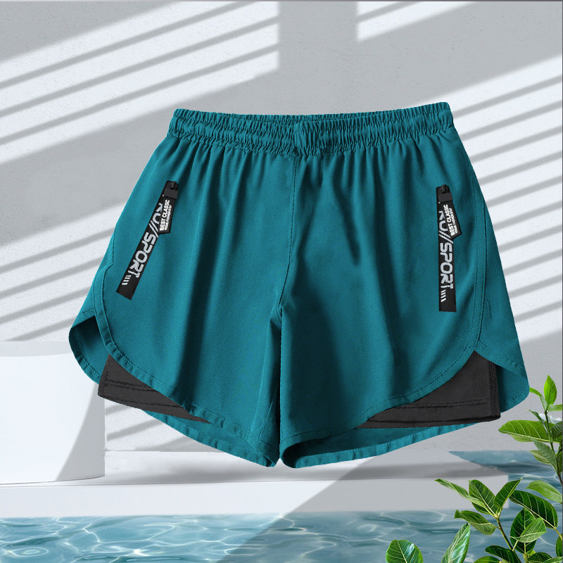 速发男士泳防平角裤尴尬裤下水沙滩可快干泳裤套装泡温泉游泳装备