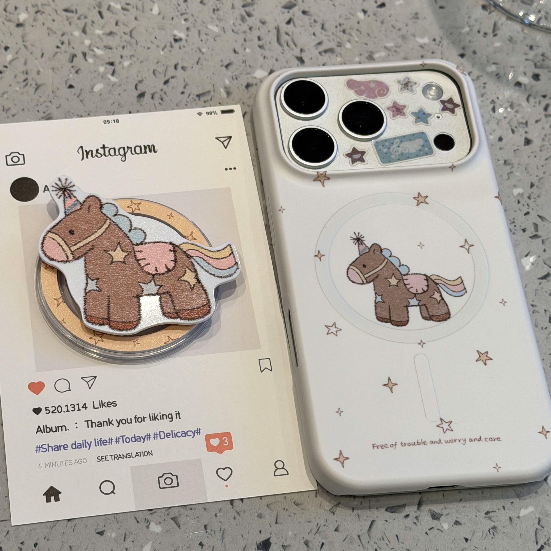 彩色尾巴长帽小马磁吸支架适用iPhone17promax/16PRO手机壳苹果15promax硬壳17PRO新款小众简约防摔保护壳,3C数码配件,手机保护套/壳,淘宝优惠券,粉丝福利购,淘宝优惠卷