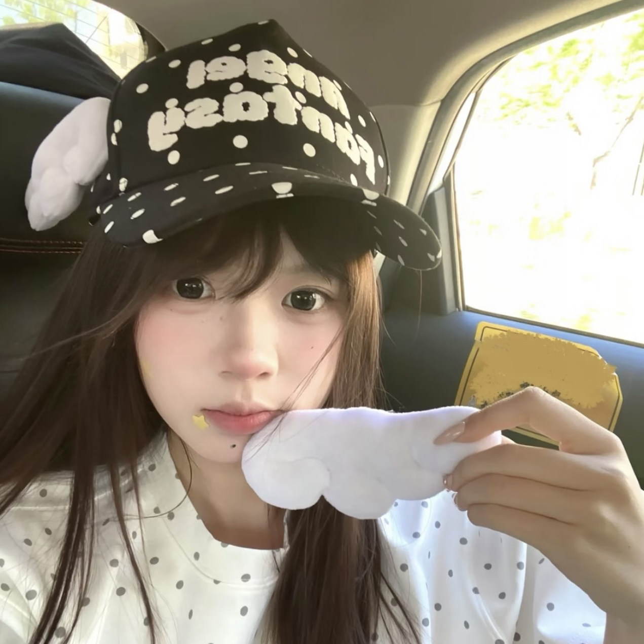 Y2K天使翅膀显脸小棒球帽女图片