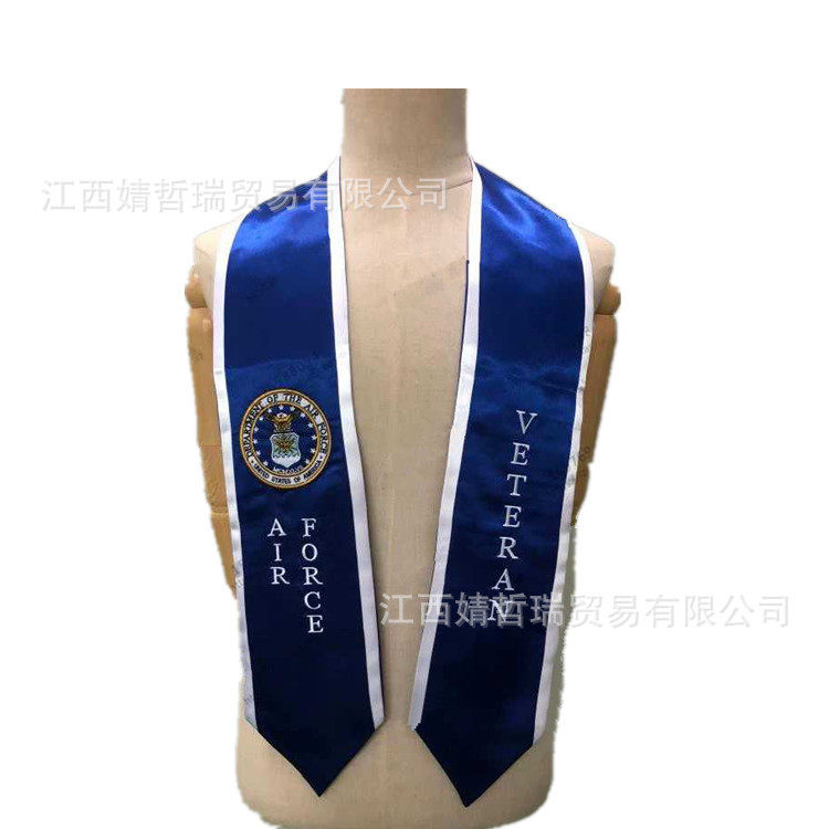 大学毕业平板披肩宗教印花绶带