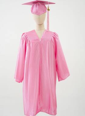 儿童学士服幼儿园针织博士服演出服毕业拍照学位服装礼服批发