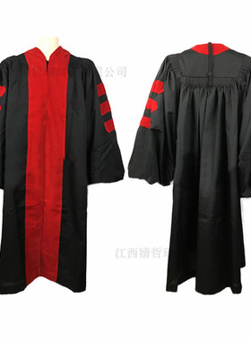 英美国大学高校博士服毕业礼服学院风学位服phd graduation gown