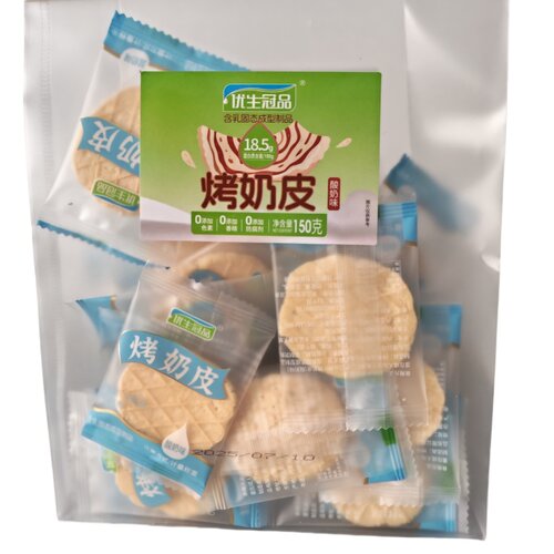 内蒙古特产优生冠品烤奶皮150克