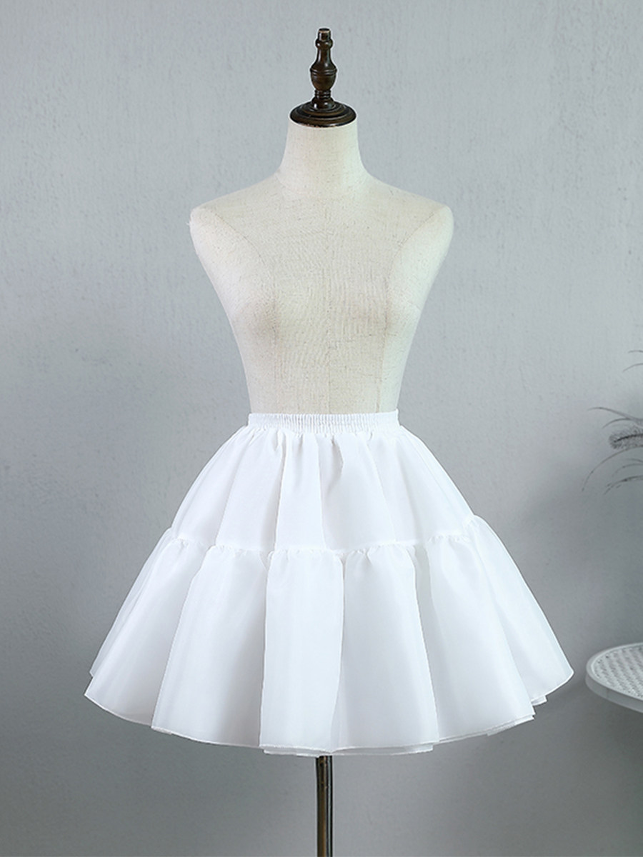 45cm锻布裙撑lolita洛丽塔可调节暴力棉花糖日常撑蓬无骨软纱衬裙