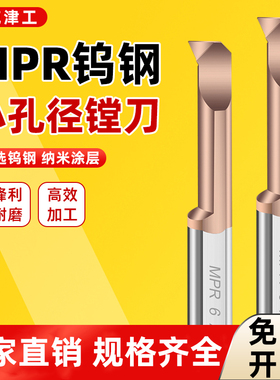 MPR仿形小孔径镗孔刀数控内孔小径镗刀抗震整体钨钢合金微型镗刀