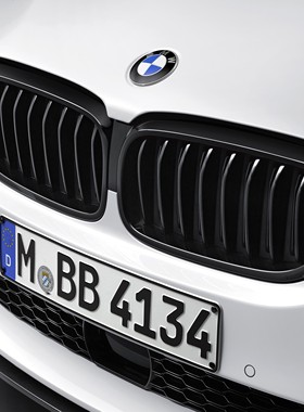 BMW宝马原厂 X2 F39 M PERFORMANCE高光黑色中网 前格栅