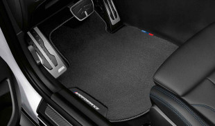 BMW宝马原厂 2系G42 MP丝绒脚垫 一套4片黑色 4S店代购纯正原装正