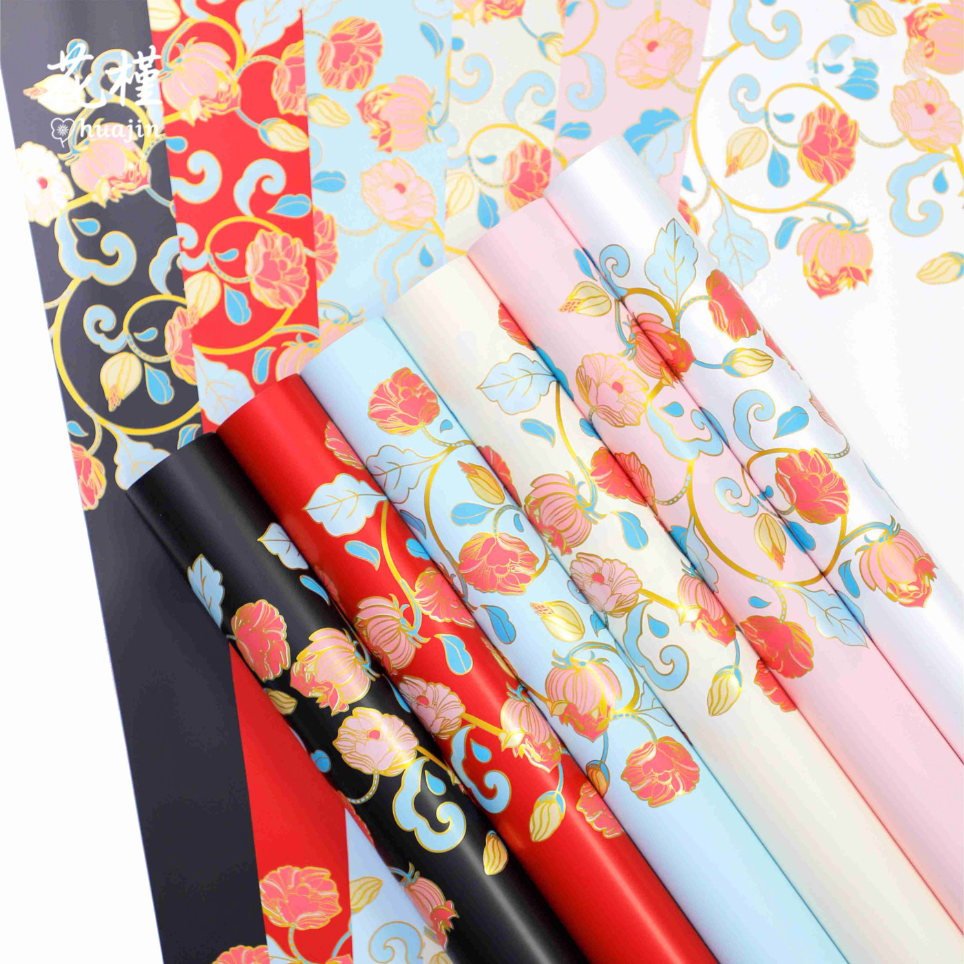 藤蔓国风烫金包装纸 防水加厚鲜花花束包花纸材料手工diy花艺,鲜花速递/花卉仿真/绿植园艺,花艺包装纸,淘宝优惠券,粉丝福利购,淘宝优惠卷
