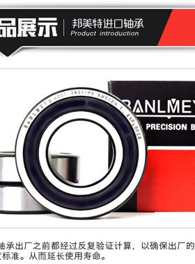 防水BMD进口不锈钢轴承S6007 6008 6009 6010 6011 6012 6013胶盖