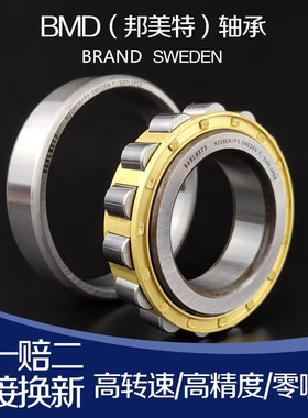 瑞典BMD进口短圆柱滚子轴承 N203 N204 N205 N206 N207 EM P5 P4