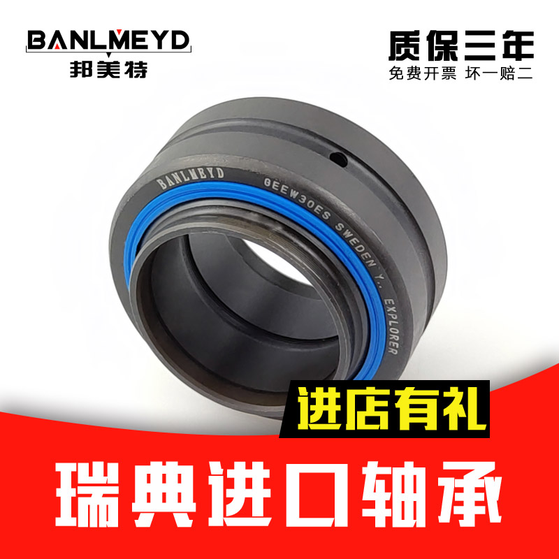 瑞典BMD进口向心关节轴承GEEW 125 160 200 ES高品质鱼眼轴承