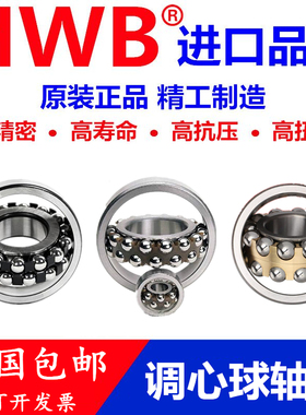 HWB调心球轴承1307 1308 1309 1310 1311 1312 1313进口K ATN /P5