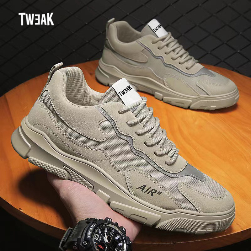 tweak春夏网面透气劳保韩版时尚休闲耐磨薄款跑步鞋小众男鞋平底
