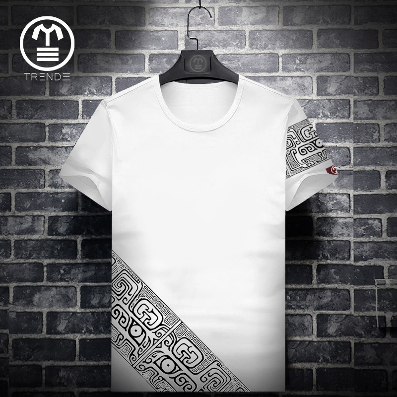 男士短袖t恤2022新款半袖圆领