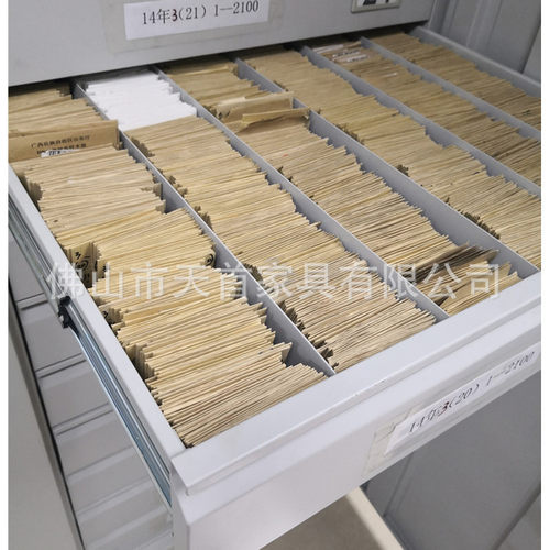 储物档案密集架物证文件柜 特种功能带抽屉分格子钢制储物档案柜