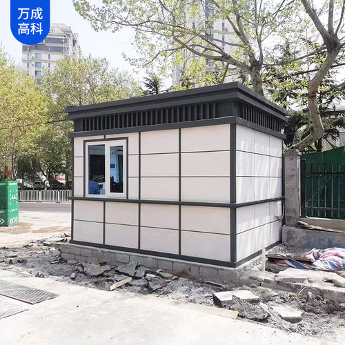停车场景区用不锈钢移动房 青岛门卫室保安室 户外移动不锈钢岗亭