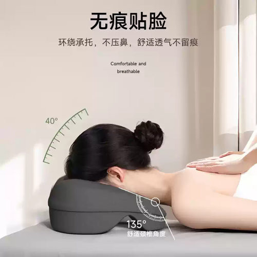 美容院趴枕床枕头推拿按摩趴枕有洞透气不压眼枕床上教室午睡趴枕