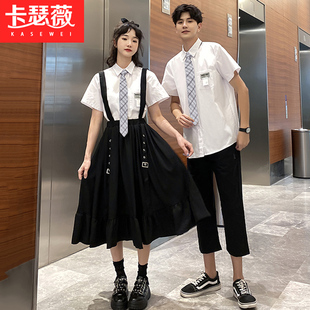 JK制服情侣装2025夏季新款初高中学生班服英伦学院风校服毕业长裙