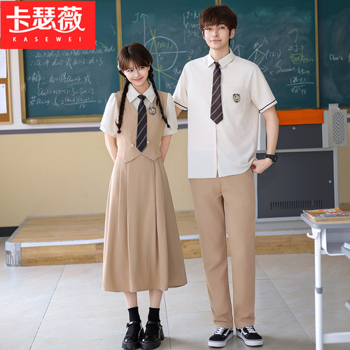 毕业季班服大合照韩版衬衫套装初中高中学生朗诵合唱团舞台演出服