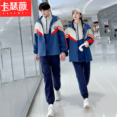 实拍情侣装2023秋季时尚冲锋衣