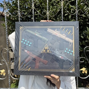 4把枪礼盒儿童男孩生日礼物悍迪AK47冲锋枪巴雷特狙击枪MCX玩具枪