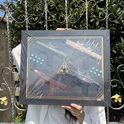 4把枪礼盒儿童男孩生日礼物悍迪AK47冲锋枪巴雷特狙击枪MCX玩具枪