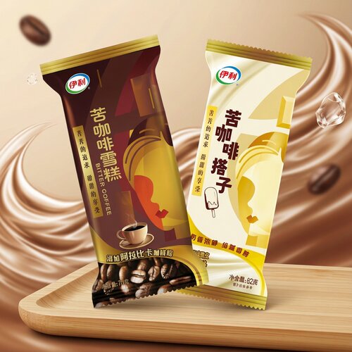 伊利咖啡味网红款雪糕条冰淇淋
