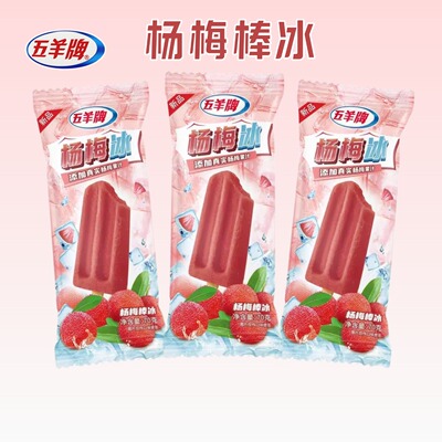 五羊牌雪糕杨梅冰冰棍冰棒