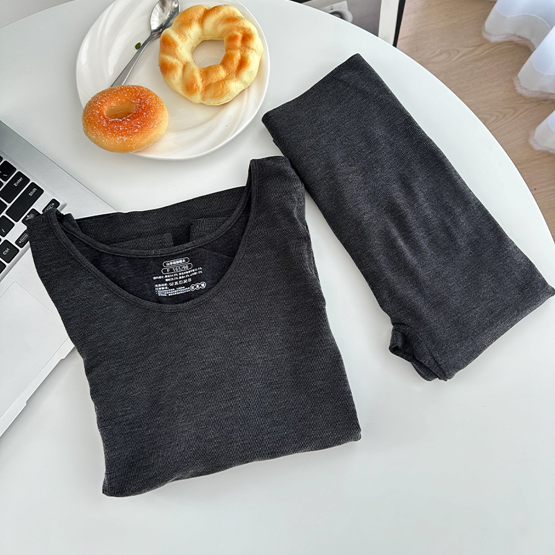 女士保暖内衣套装加绒加厚