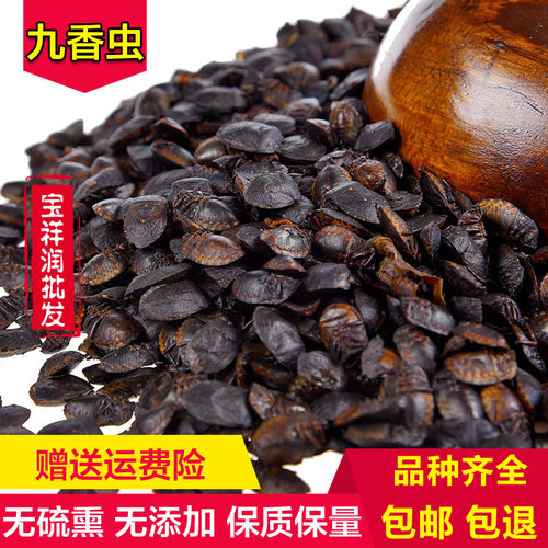 中药材新鲜干货九香虫黑兜虫蜣螂虫500克包邮打屁虫九香虫粉