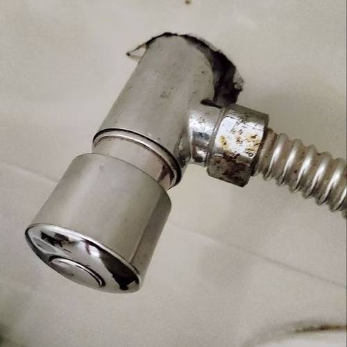 全铜体通用暗装手按延时冲水阀小便池冲洗阀公共厕所卫生间自闭.