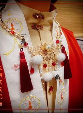 新年明制汉服璎珞项圈古风流苏