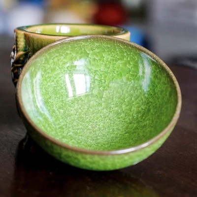 冰裂纹建盏茶杯主人杯