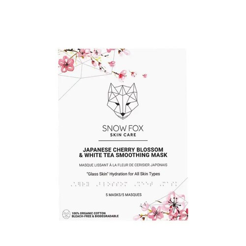 专属不透出snow fox樱花白茶嫩滑保湿面膜