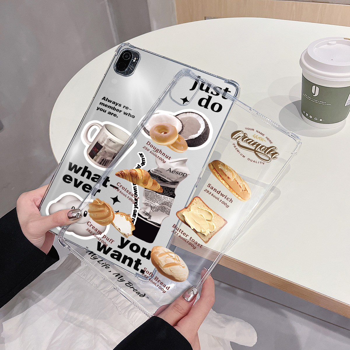 适用华为卡通彩绘防摔气囊