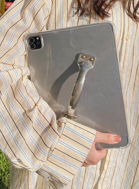 2025新款ipadpro保护套AIR透明air5气囊后壳适用苹果13/11寸平板防摔10第九代8超薄10.2手持2024mini7全包壳