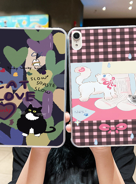 适用三星Tab S9+磨砂S7 FE保护套12.4寸拯救者Y700三星T500T505卡通s7+S8+平板S6 Lite全包X205X200电脑S8A8