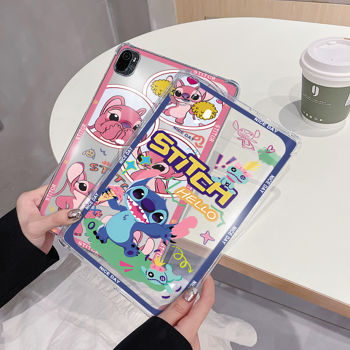 适用三星Galaxy Tab S9/s8/s7平板保护套Tab A9+11寸卡通彩绘壳2023款X210/X216透明X110x115气囊a9软8.7外壳