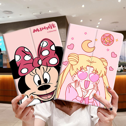 适用于三星T970/T975保护套P350/P355C保护套网红TabS7 FE 12.4英寸平板电脑x706全包边T800/T805C卡通创意壳