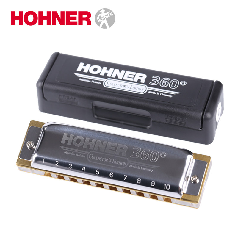 行货HOHNER和来德国进口布鲁斯10十孔口琴初学太空纪念版360度使用感如何?