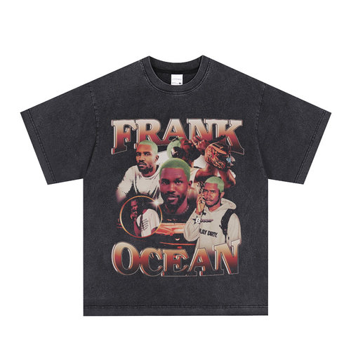 弗兰克·奥申Frank Ocean tee美式休闲复古VINTAGE短袖重磅纯棉