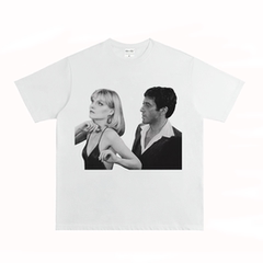 Scarface 疤面煞星 阿尔帕西诺 美式街头文艺影视复古长短袖T恤潮