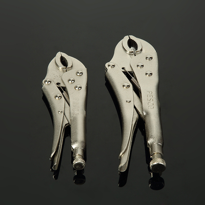 百事高工具大力钳 圆嘴圆口夹钳子尖嘴大力钳快速夹 固定夹持钳