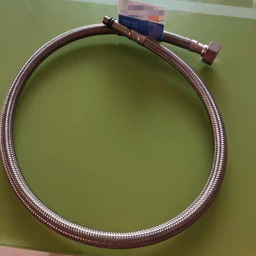 脸盆菜盆不锈钢冷热水304软管尖头编织管水龙头配件洗菜盆厨房