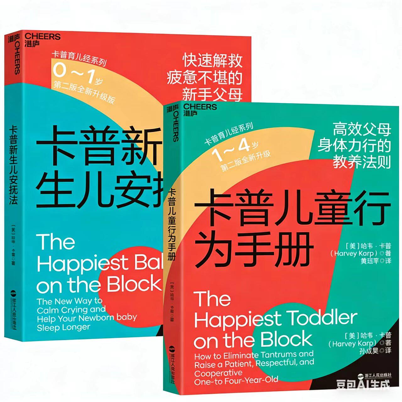 (正版新书)卡普新生儿安抚法(0~1岁) 卡普儿童行为手册(1~4岁)