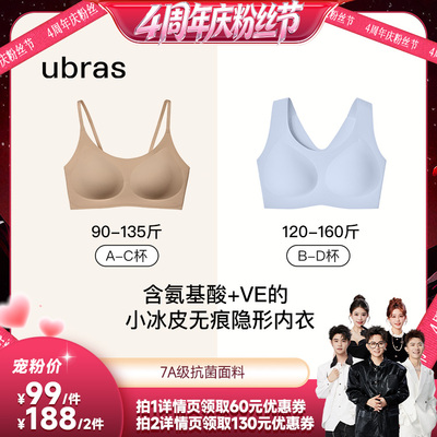 ubras无尺码小奶皮文胸