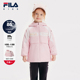 新款 FILA斐乐童装 儿童羽绒服2025春季 女小童连帽外套两件套三合一